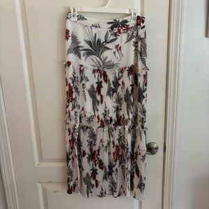 NWT Chelsea28 floral maxi skirt